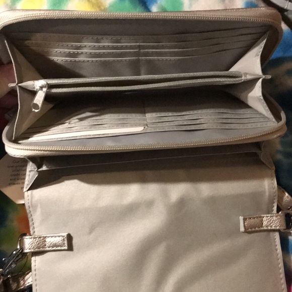 HOLD—Mundi Silver wallet or clutch or crossbody. NWT. - Picture 4 of 10